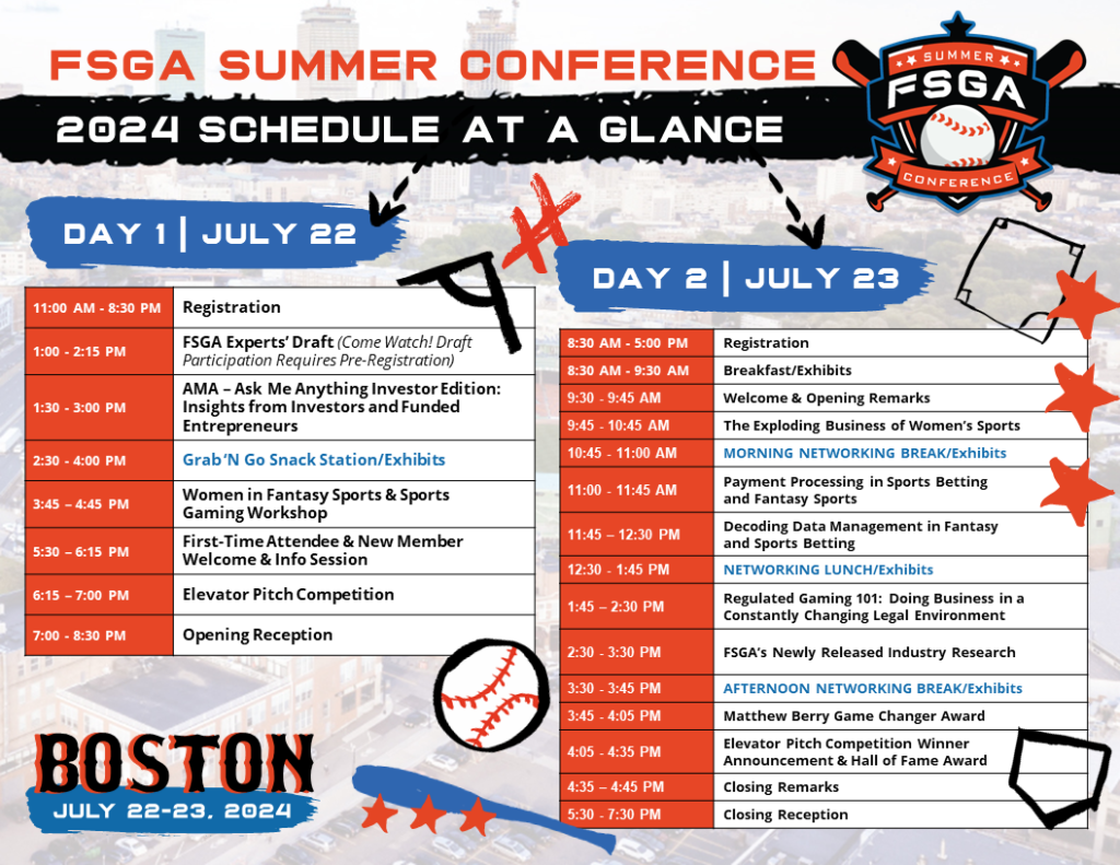 2024 FSGA Summer Conference Fantasy Sports & Gaming